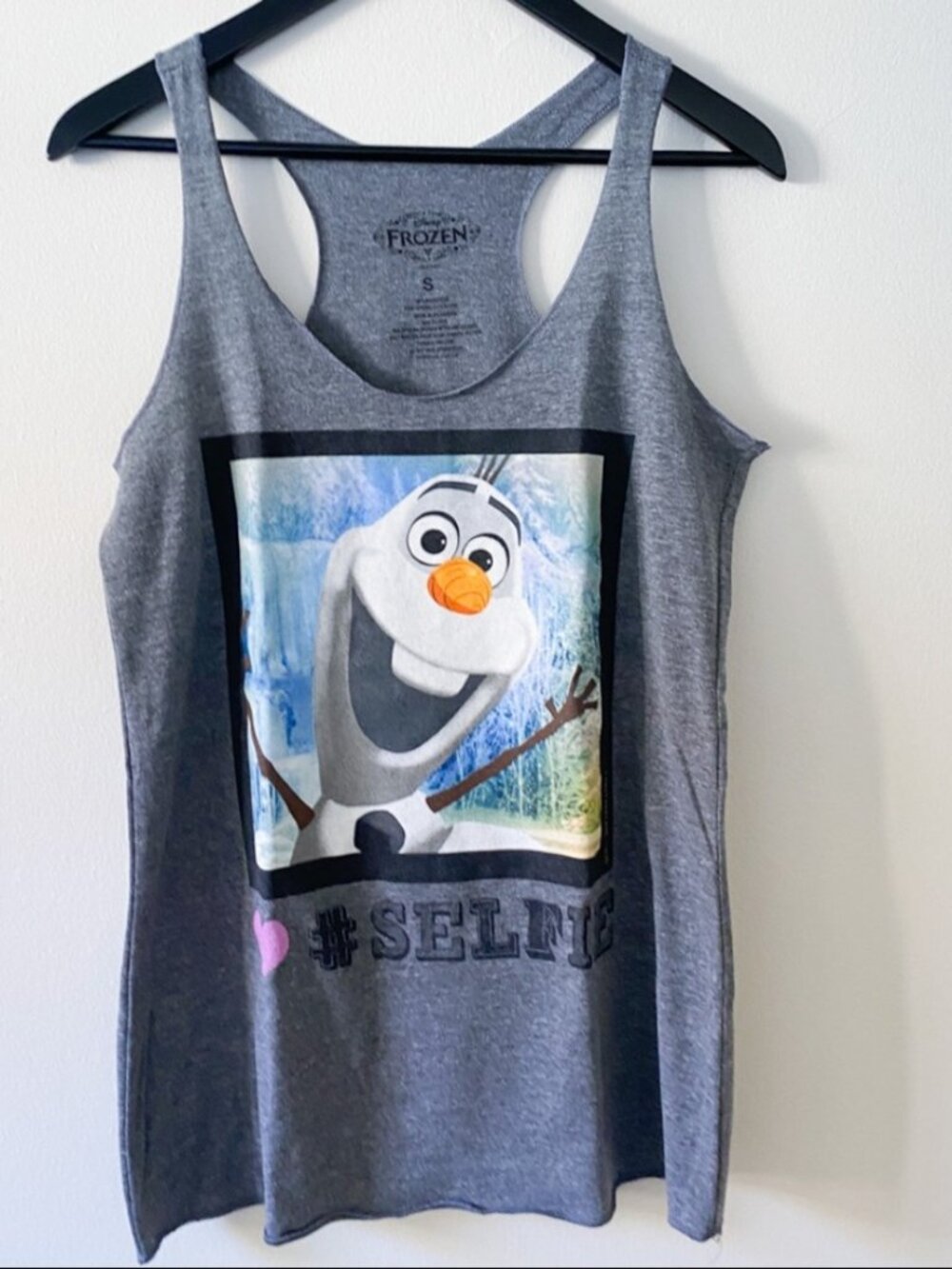 SDCC Exclusive Disney Frozen Olaf #Selfie Tank Top S